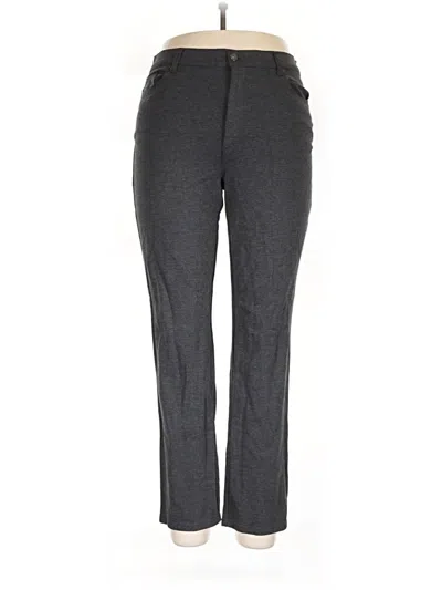 Pre-owned Gloria Vanderbilt Dress Pants In Gray