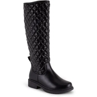 Gloria Vanderbilt Fleetwood Womens Man Made Mid-calf Boots In Black