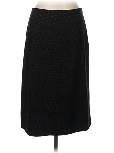 Pre-owned Gloria Vanderbilt Formal Skirt In Black