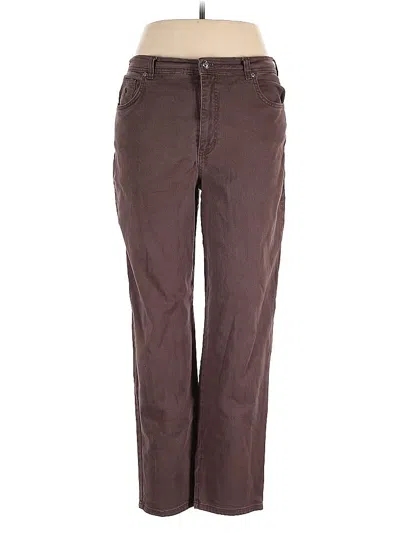 Pre-owned Gloria Vanderbilt Jeans In Brown