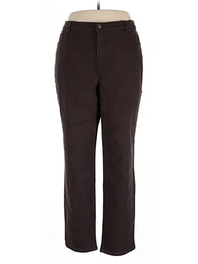 Pre-owned Gloria Vanderbilt Jeans In Brown
