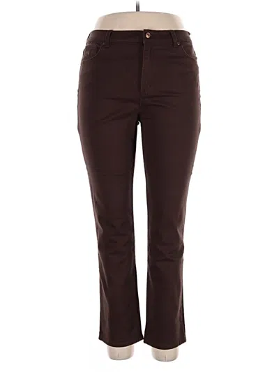 Pre-owned Gloria Vanderbilt Jeans In Brown