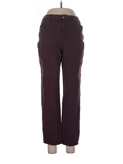Pre-owned Gloria Vanderbilt Jeans In Burgundy