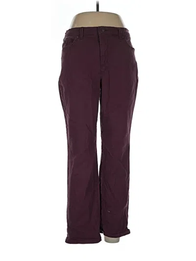 Pre-owned Gloria Vanderbilt Jeans In Burgundy