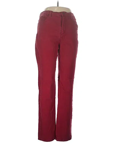 Pre-owned Gloria Vanderbilt Jeans In Burgundy