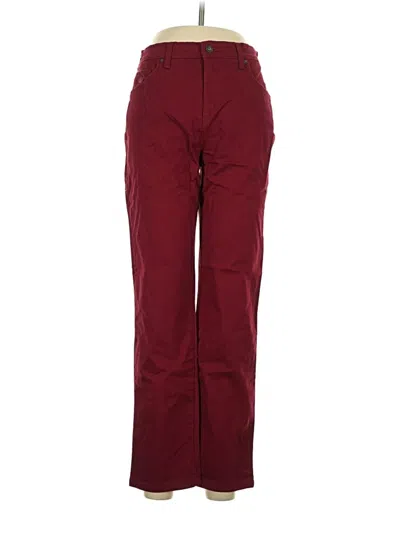 Pre-owned Gloria Vanderbilt Jeans In Burgundy
