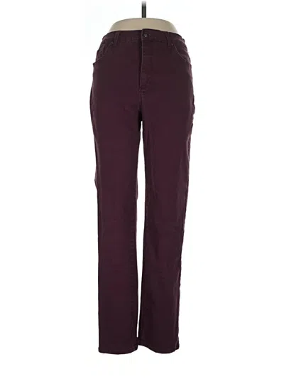 Pre-owned Gloria Vanderbilt Jeans In Burgundy
