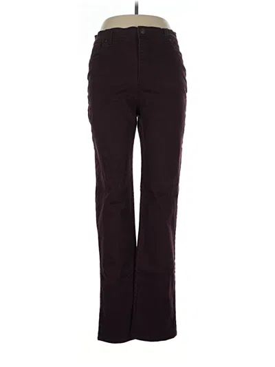 Pre-owned Gloria Vanderbilt Jeans In Burgundy