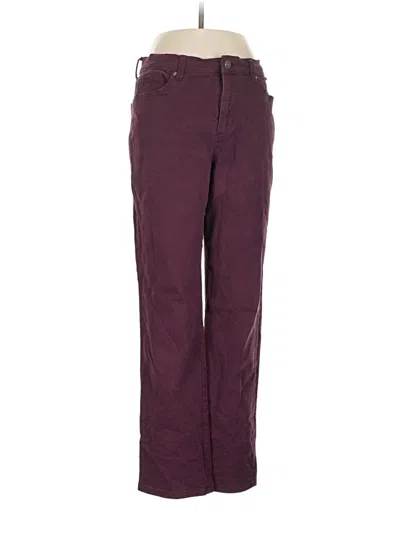 Pre-owned Gloria Vanderbilt Jeans In Burgundy