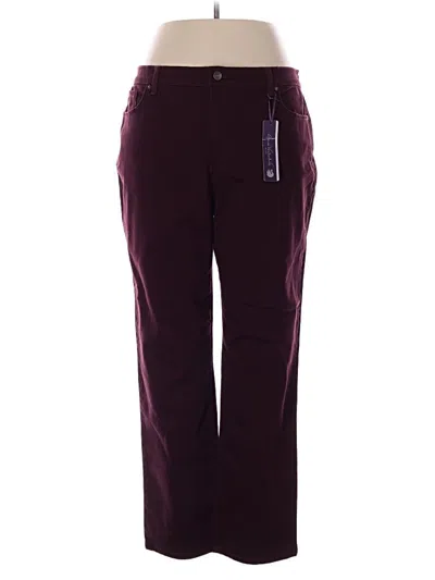 Gloria Vanderbilt Jeans In Burgundy