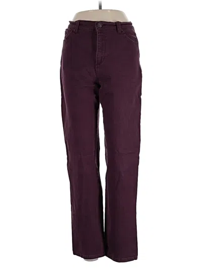 Pre-owned Gloria Vanderbilt Jeans In Burgundy