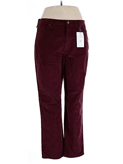 Pre-owned Gloria Vanderbilt Jeans In Burgundy