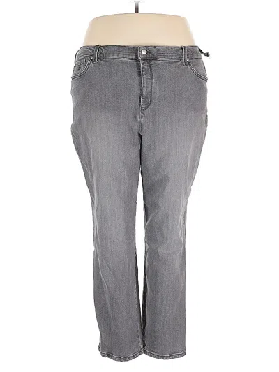 Pre-owned Gloria Vanderbilt Jeans In Gray