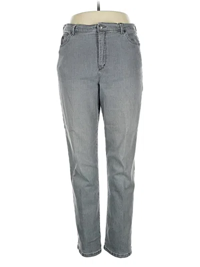 Pre-owned Gloria Vanderbilt Jeans In Gray