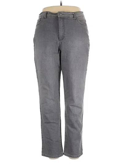 Pre-owned Gloria Vanderbilt Jeans In Gray