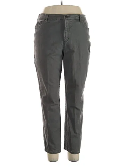 Pre-owned Gloria Vanderbilt Jeans In Gray