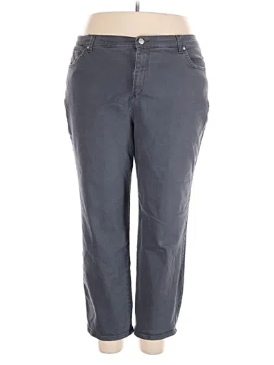 Pre-owned Gloria Vanderbilt Jeans In Gray