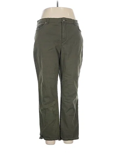 Pre-owned Gloria Vanderbilt Jeans In Green