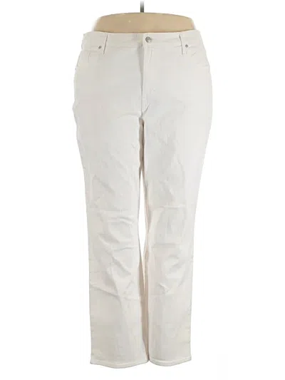 Pre-owned Gloria Vanderbilt Jeans In Ivory