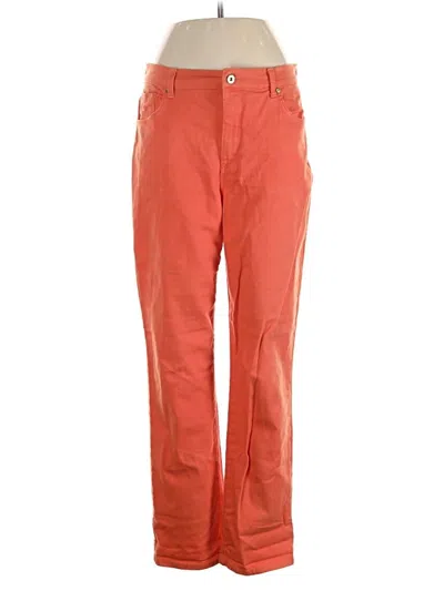 Pre-owned Gloria Vanderbilt Jeans In Orange