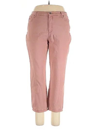 Pre-owned Gloria Vanderbilt Jeans In Pink