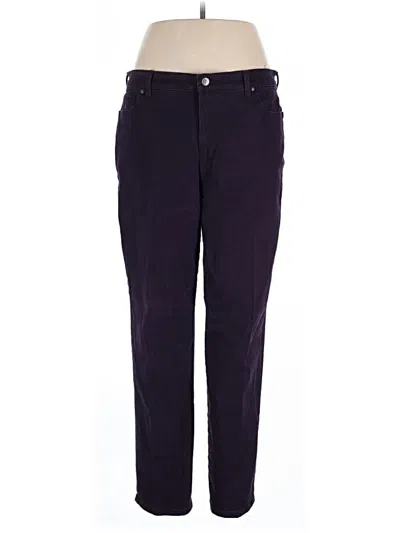 Pre-owned Gloria Vanderbilt Jeans In Purple