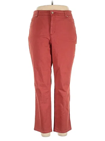 Pre-owned Gloria Vanderbilt Jeans In Red