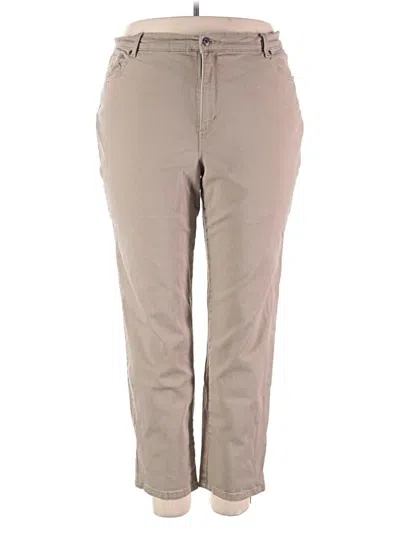 Pre-owned Gloria Vanderbilt Jeans In Tan