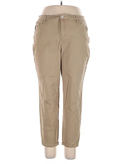 Pre-owned Gloria Vanderbilt Jeans In Tan