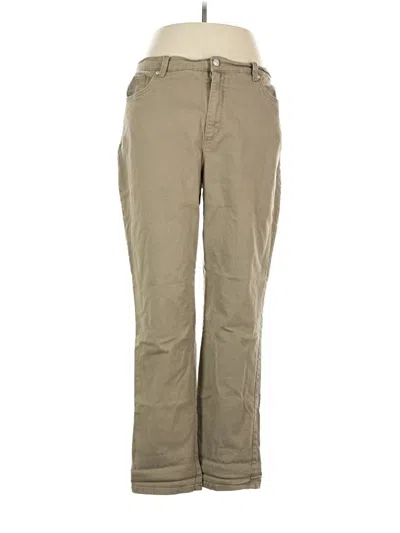 Pre-owned Gloria Vanderbilt Jeans In Tan
