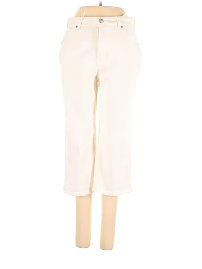 Pre-owned Gloria Vanderbilt Jeans In White