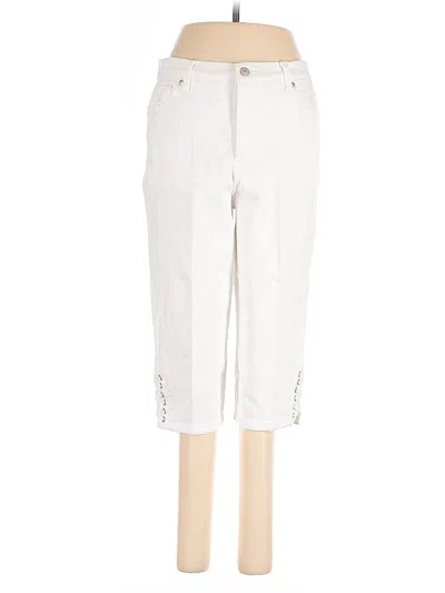 Pre-owned Gloria Vanderbilt Jeans In White