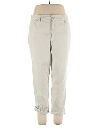 Pre-owned Gloria Vanderbilt Jeans In White