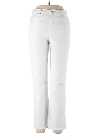 Pre-owned Gloria Vanderbilt Jeans In White