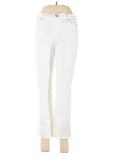 Pre-owned Gloria Vanderbilt Jeans In White