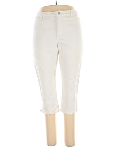 Pre-owned Gloria Vanderbilt Jeans In White