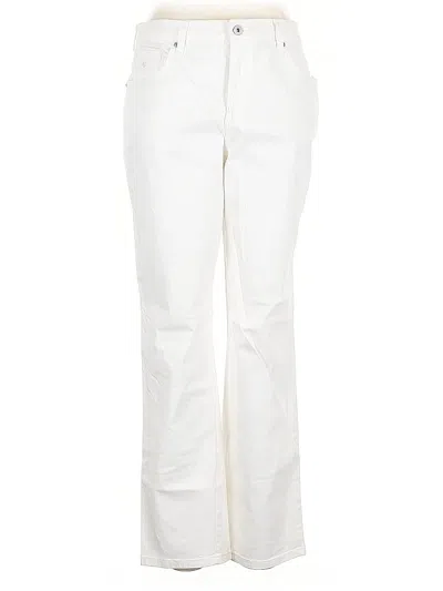 Pre-owned Gloria Vanderbilt Jeans In White