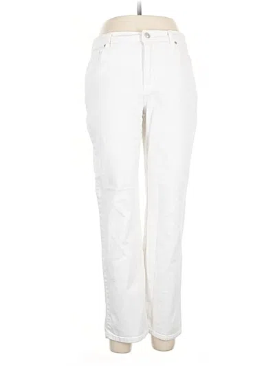 Pre-owned Gloria Vanderbilt Jeans In White