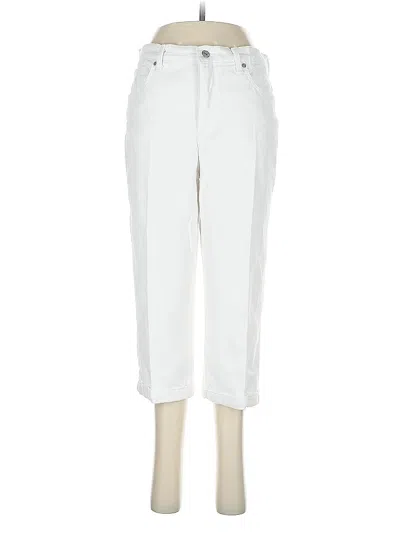 Pre-owned Gloria Vanderbilt Jeans In White