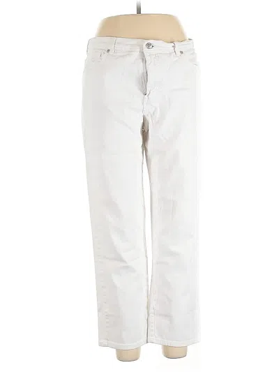 Pre-owned Gloria Vanderbilt Jeans In White