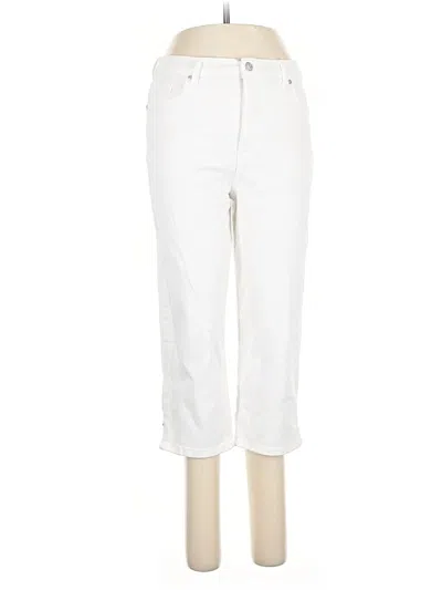 Pre-owned Gloria Vanderbilt Jeans In White
