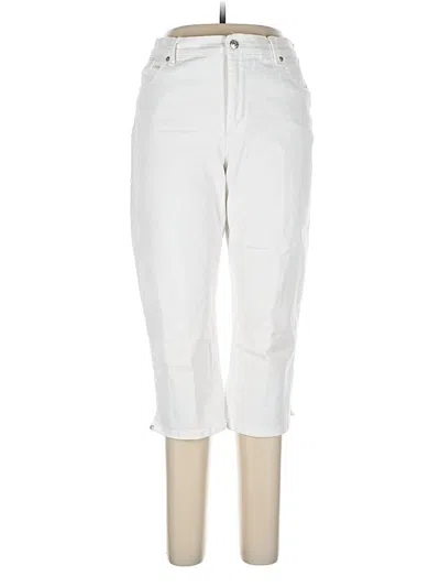 Pre-owned Gloria Vanderbilt Jeans In White