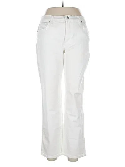 Pre-owned Gloria Vanderbilt Jeans In White