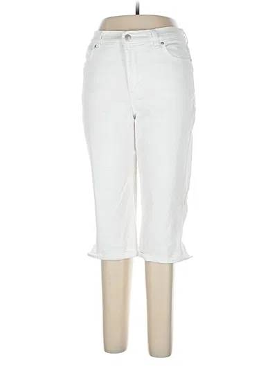 Pre-owned Gloria Vanderbilt Jeans In White