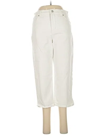 Pre-owned Gloria Vanderbilt Jeans In White