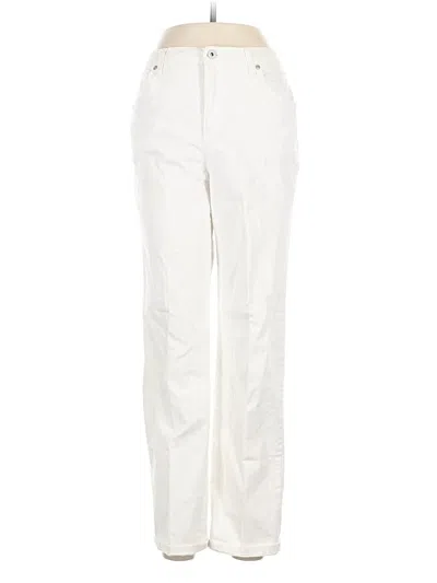 Pre-owned Gloria Vanderbilt Jeans In White