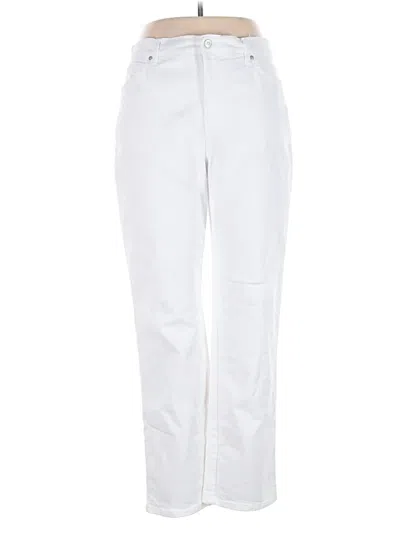 Pre-owned Gloria Vanderbilt Jeans In White