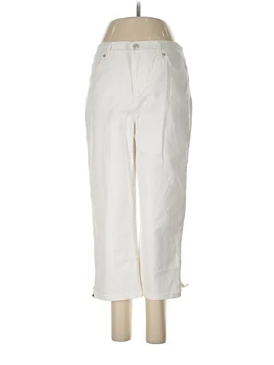 Pre-owned Gloria Vanderbilt Jeans In White