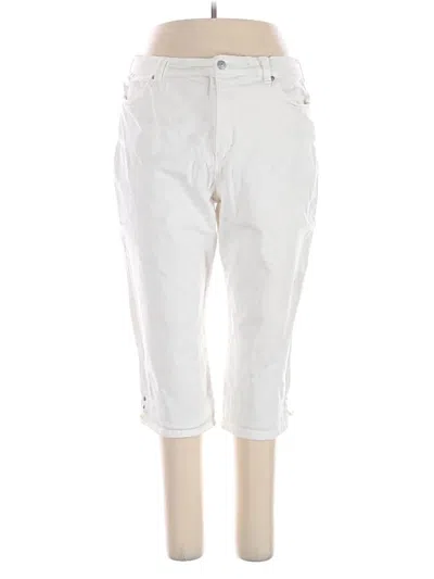 Pre-owned Gloria Vanderbilt Jeans In White
