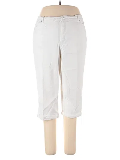 Pre-owned Gloria Vanderbilt Jeans In White